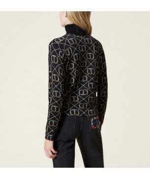 TWIN SET - MAGLIA COLLO... 2