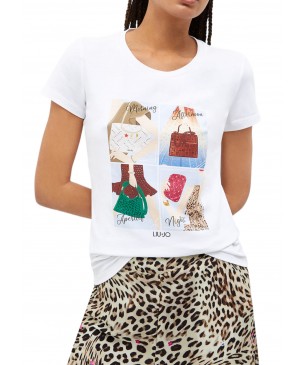LIU JO - TSHIRT BIANCA...