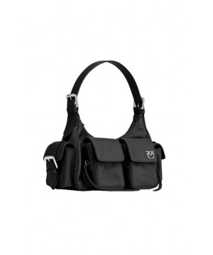 PINKO - BORSA CARGO NERO