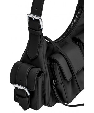 PINKO - BORSA CARGO NERO 2