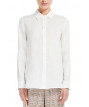 MAX MARA  - CAMICIA PANNA LINO 2