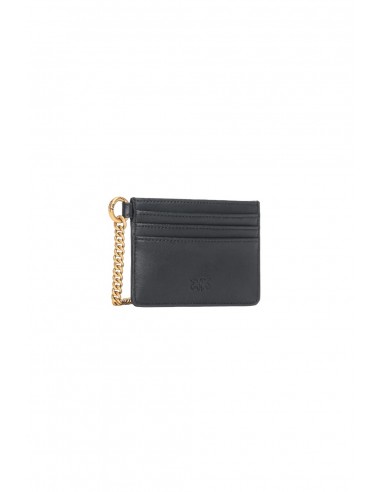 PINKO PORTACARTE C CATENA NERO