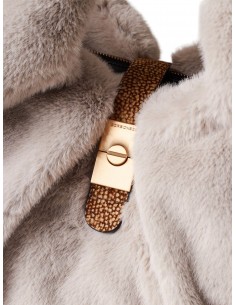 BORBONESE - BORSA PELO GRIGIO 2