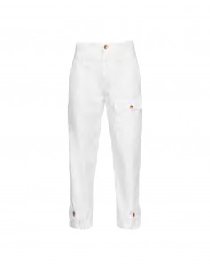 PINKO - PANTALONE RASO BIANCO