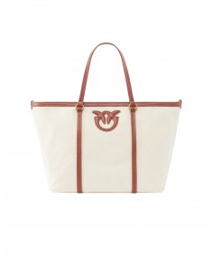 PINKO - BORSA BEIGE SHOPPER...