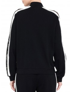 LIU JO - FELPA ZIP NERA 2