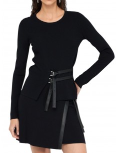 LIU JO - MAGLIA CON FIBBIE...