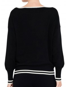 LIU JO - MAGLIA LOGO STRASS... 2