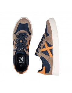 MUNICH - SCARPA BLU MARRONE 2