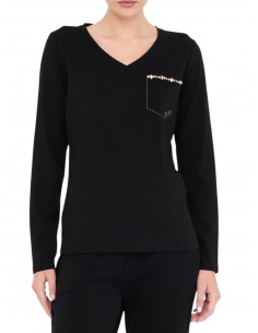 LIU JO - T-SHIRT STRASS...