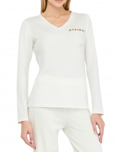 LIU JO - T-SHIRT STRASS...