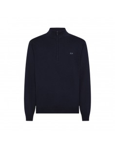 SUN 68 - MEZZA ZIP BLU