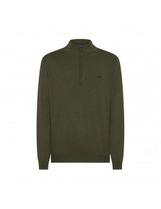 SUN 68 - MEZZA ZIP VERDE