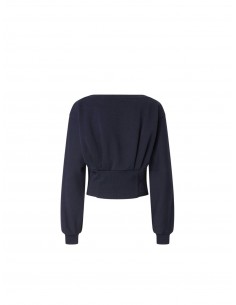 PINKO - FELPA BLU SCOLLO A... 2