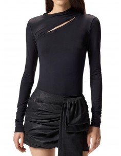 PINKO - MAGLIA NERA VISCOSA