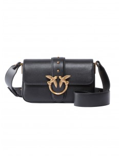 PINKO - BORSA NERA SETA...