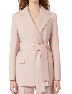 MAX MARA  - GIACCA ROSA KIMONO