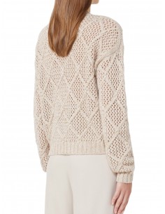 MAX MARA  - MAGLIA BEIGE/ORO 2