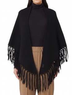 MAX MARA  - SCIARPA NERO LANA
