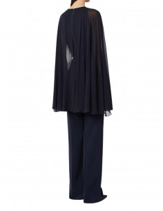 MAX MARA  - TUTA BLU M/L VOILE 2