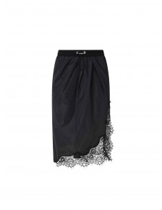 PINKO - GONNA NERA TAFFETAS