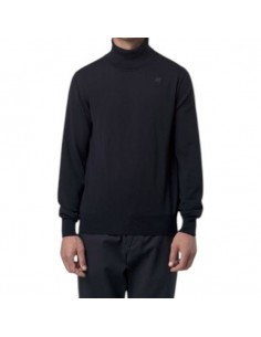 K-WAY - COLLO ALTO MERINOS BLU 2