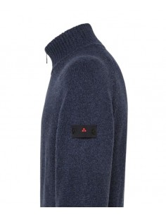 PEUTEREY - FULLZIP MOULINE BLU 2