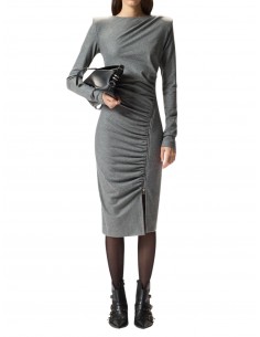 PINKO - ABITO GRIGIO FLANELLA