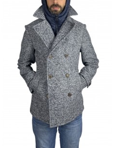 BOB - PEACOAT SPIGATO PARA BLU