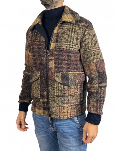 BOB - GIACCONE CHECK MARRONE