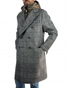 BOB - CAPPOTTO CHECK PARA BLU