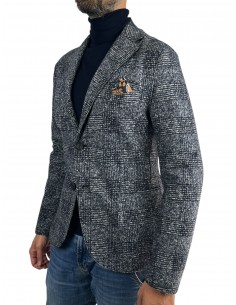 BOB - GIACCA MADRAS BLU