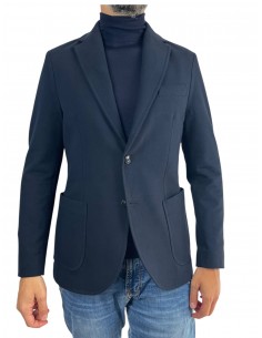 CIRCOLO - GIACCA FELPA BLU 2