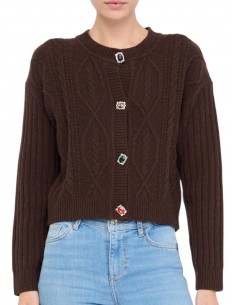 LIU JO - CARDIGAN MARRONE...