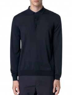 K-WAY - POLO LANA BLU 2