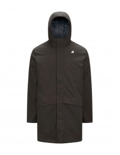 K-WAY - PARKA MARM MARRONE