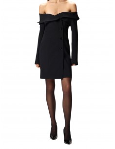 PINKO - ABITO CREPE NERO