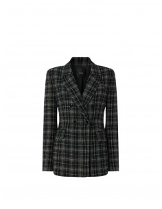 PINKO - GIACCA GRIGIO/NERO...