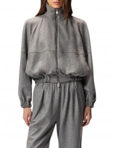 PINKO - BOMBER GRIGIO 2