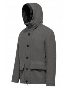 BOMBOOGIE - PARKA LANA GRIGIO 2