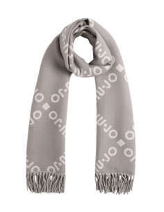 LIU JO - STOLA LOGO GRIGIA