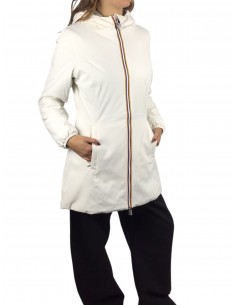 K-WAY - PIUMINO BIANCO VERDE