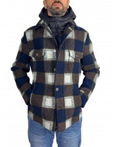 BOB - OVERSIRT CHECK BLU MORO