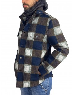 BOB - OVERSIRT CHECK BLU MORO 2