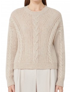 MAX MARA  - MAGLIA BEIGE/LUREX