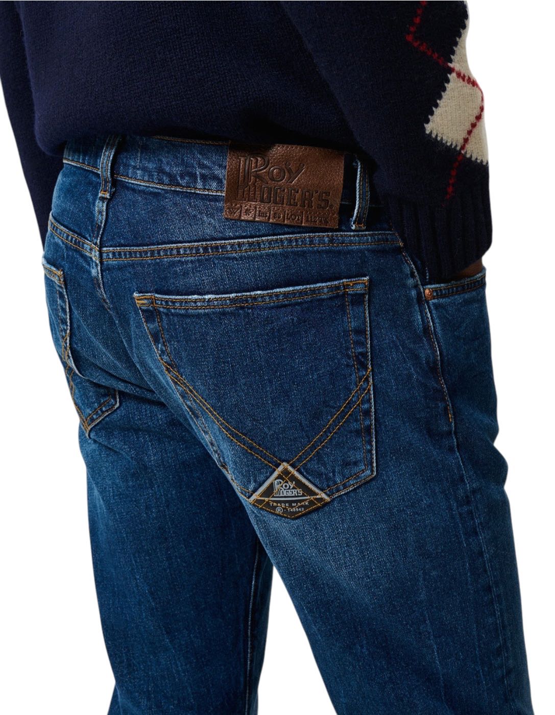 ROY ROGER S - JEANS REG LAVATO MEDIO - immagine 4