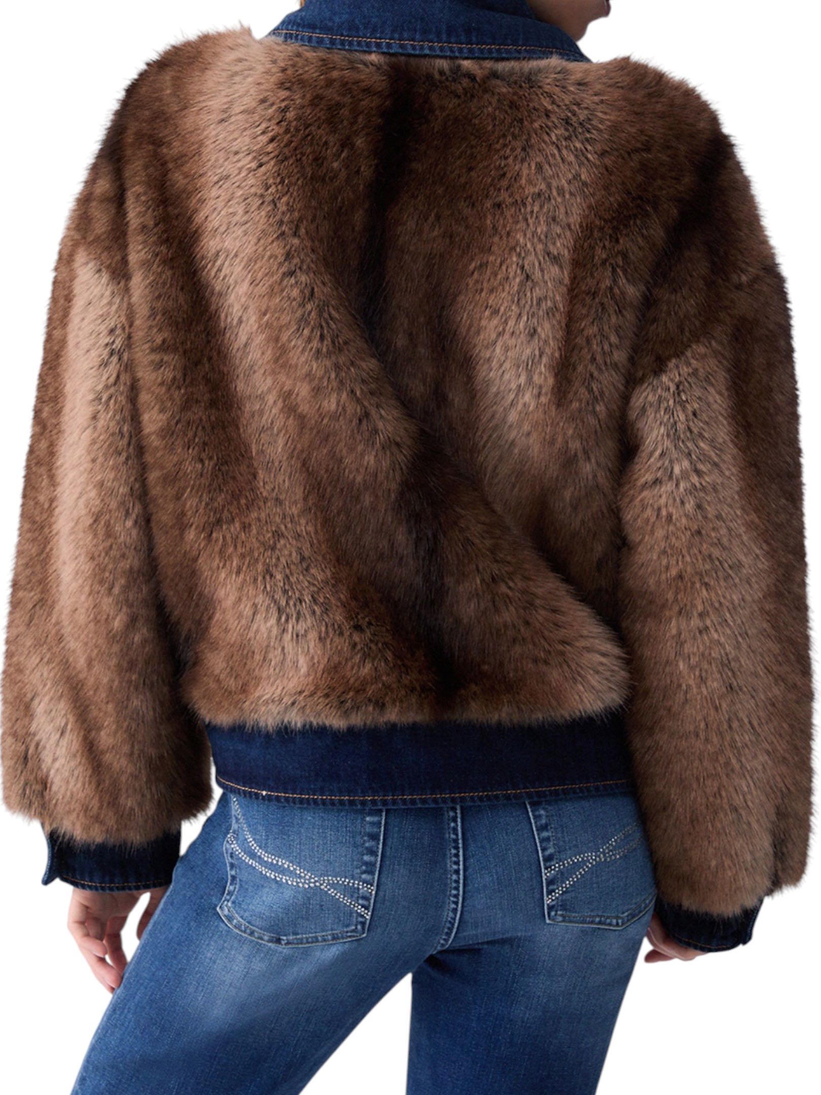 LIU JO - GIACCONE JEANS E PELLICCIA - immagine 2