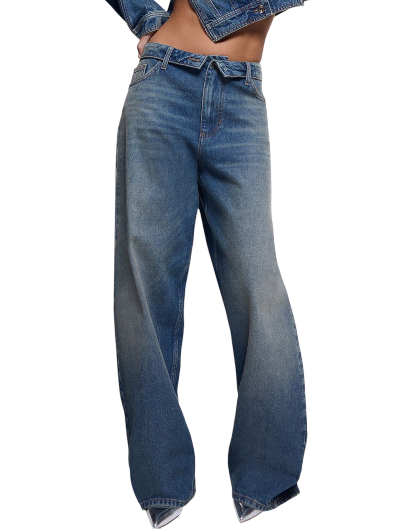 LIU JO - JEANS BALOON ZIP DIETRO