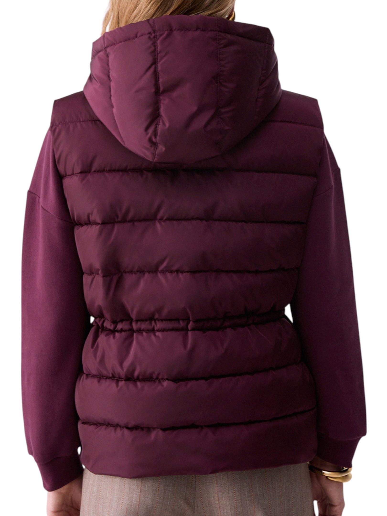LIU JO - PIUMINO SMANICATO BORDEAUX - immagine 2