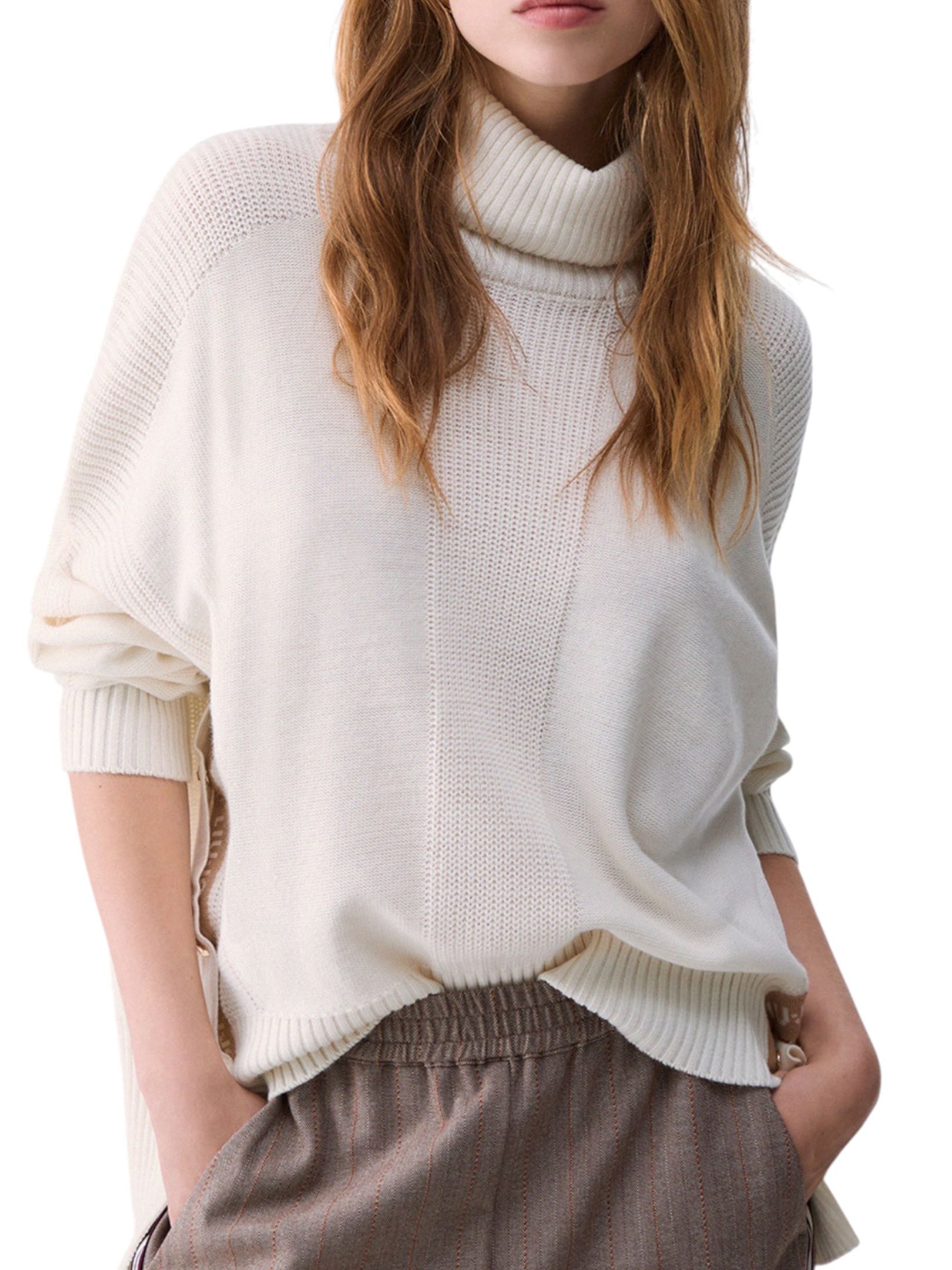 LIU JO - MAGLIA PANNA COLLO ALTO